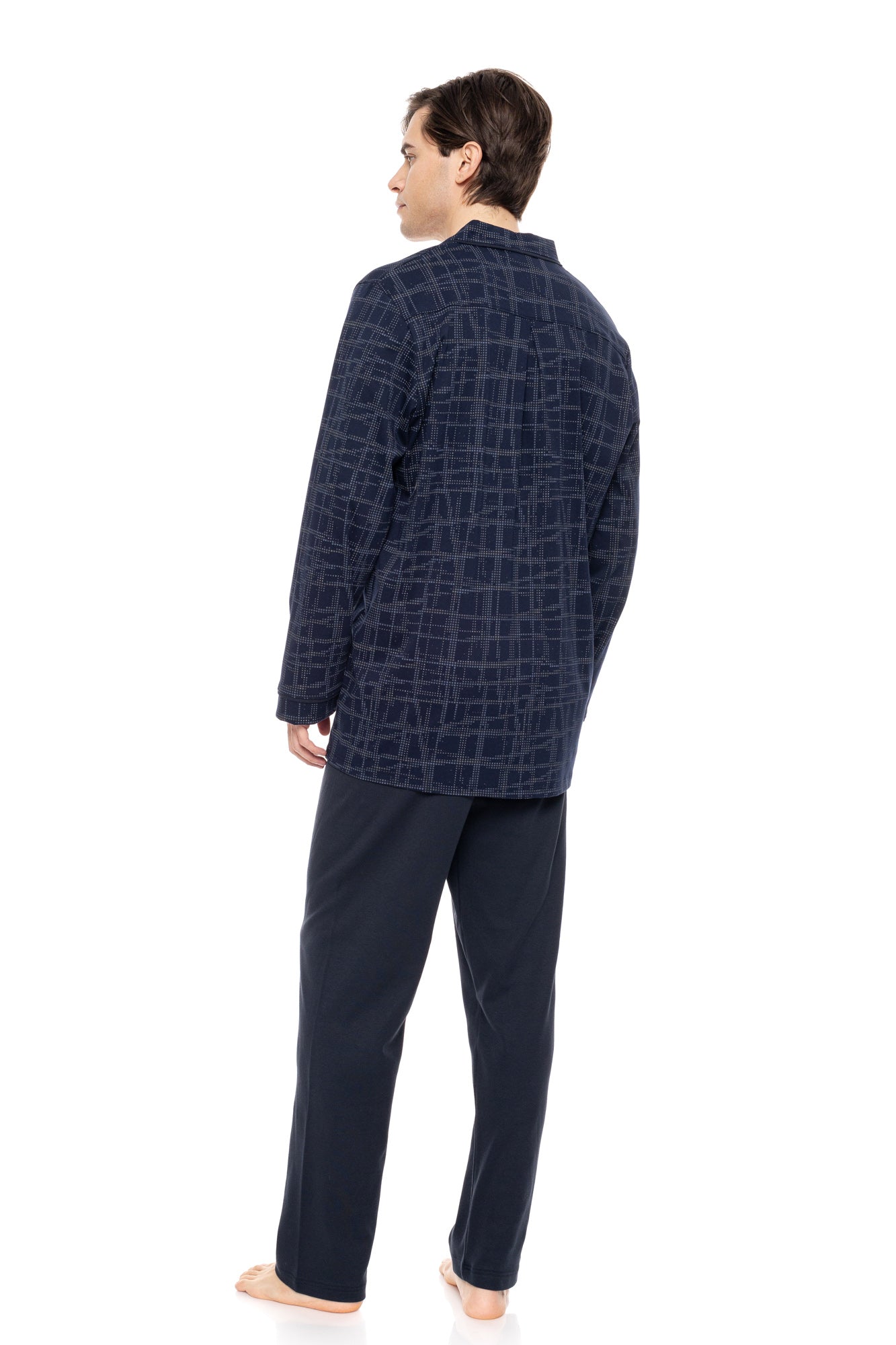 Ulisse - Pyjama Blue Geo Plaid