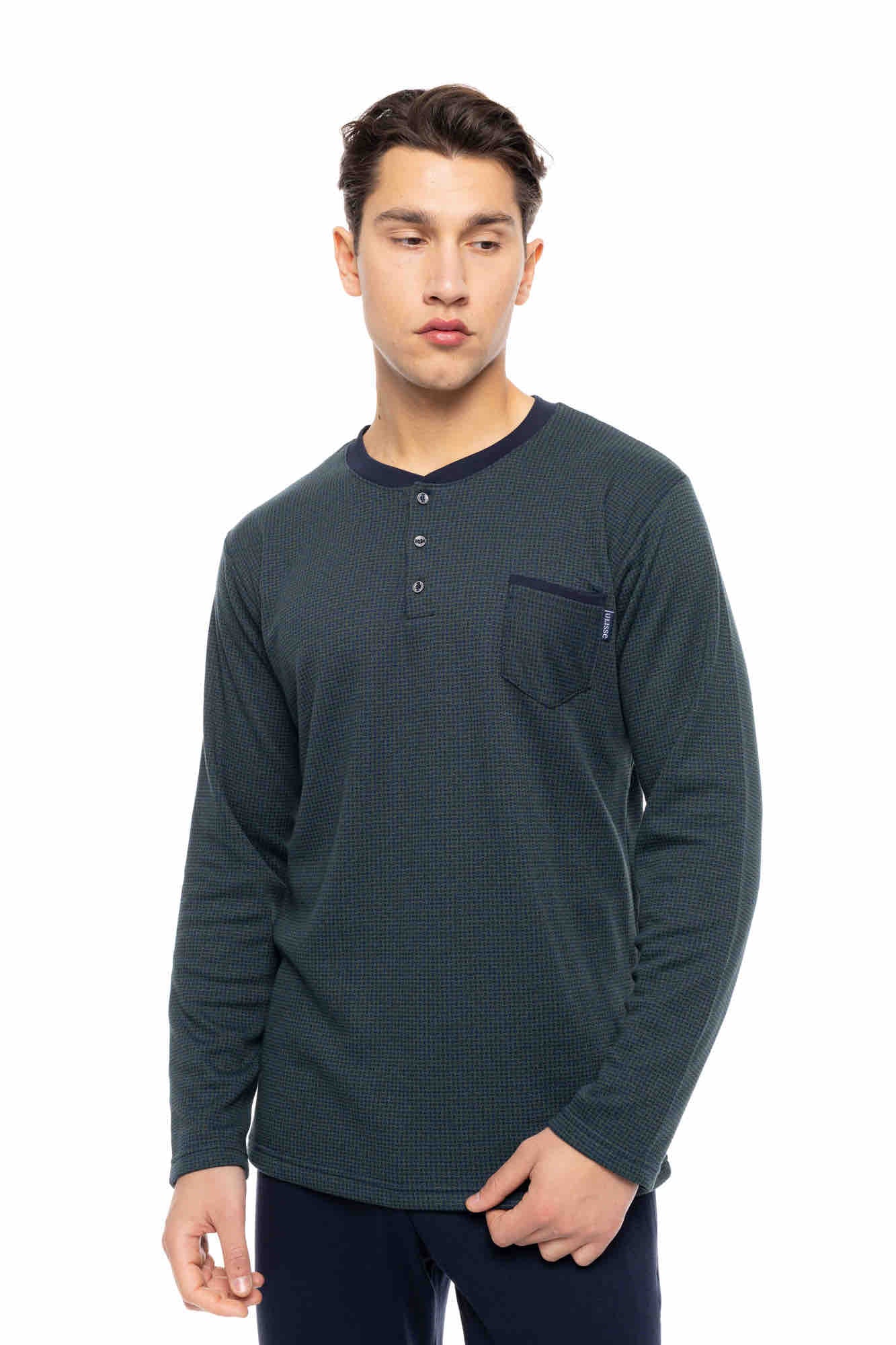 Ulisse - Pyjama Jacquard Forest Green