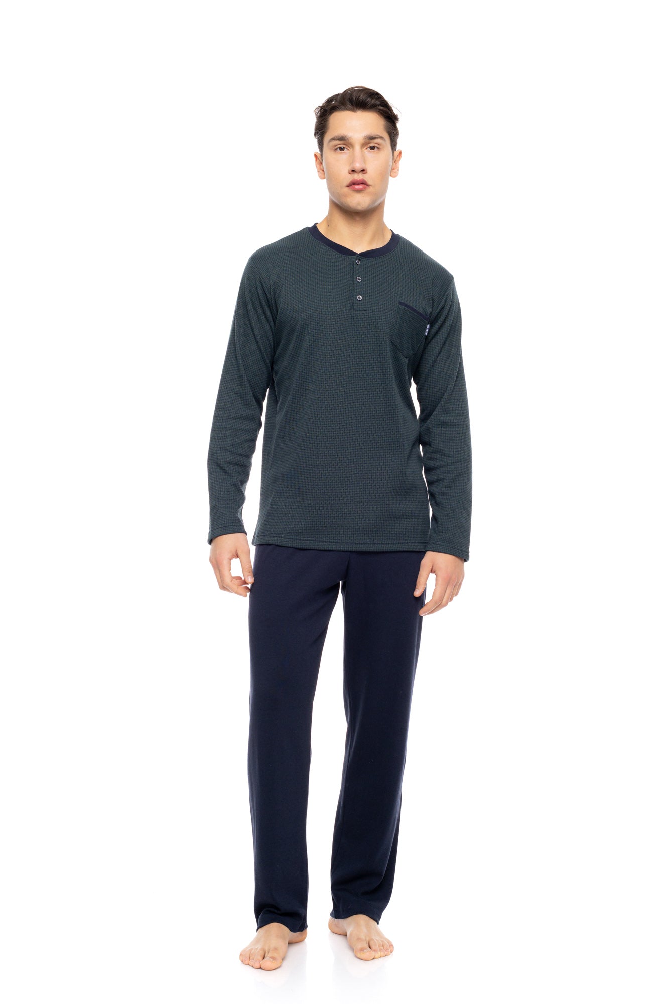 Ulisse - Pyjama Jacquard Forest Green