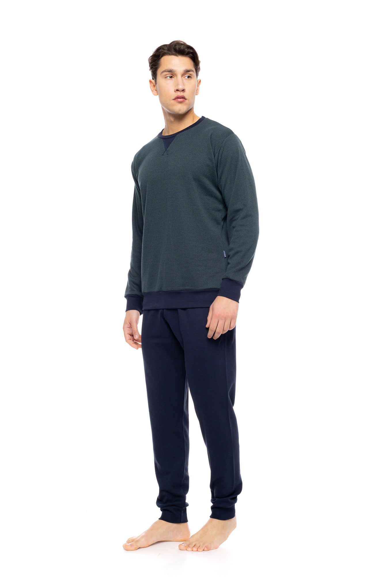 Ulisse - Pyjama Jacquard Forest Green