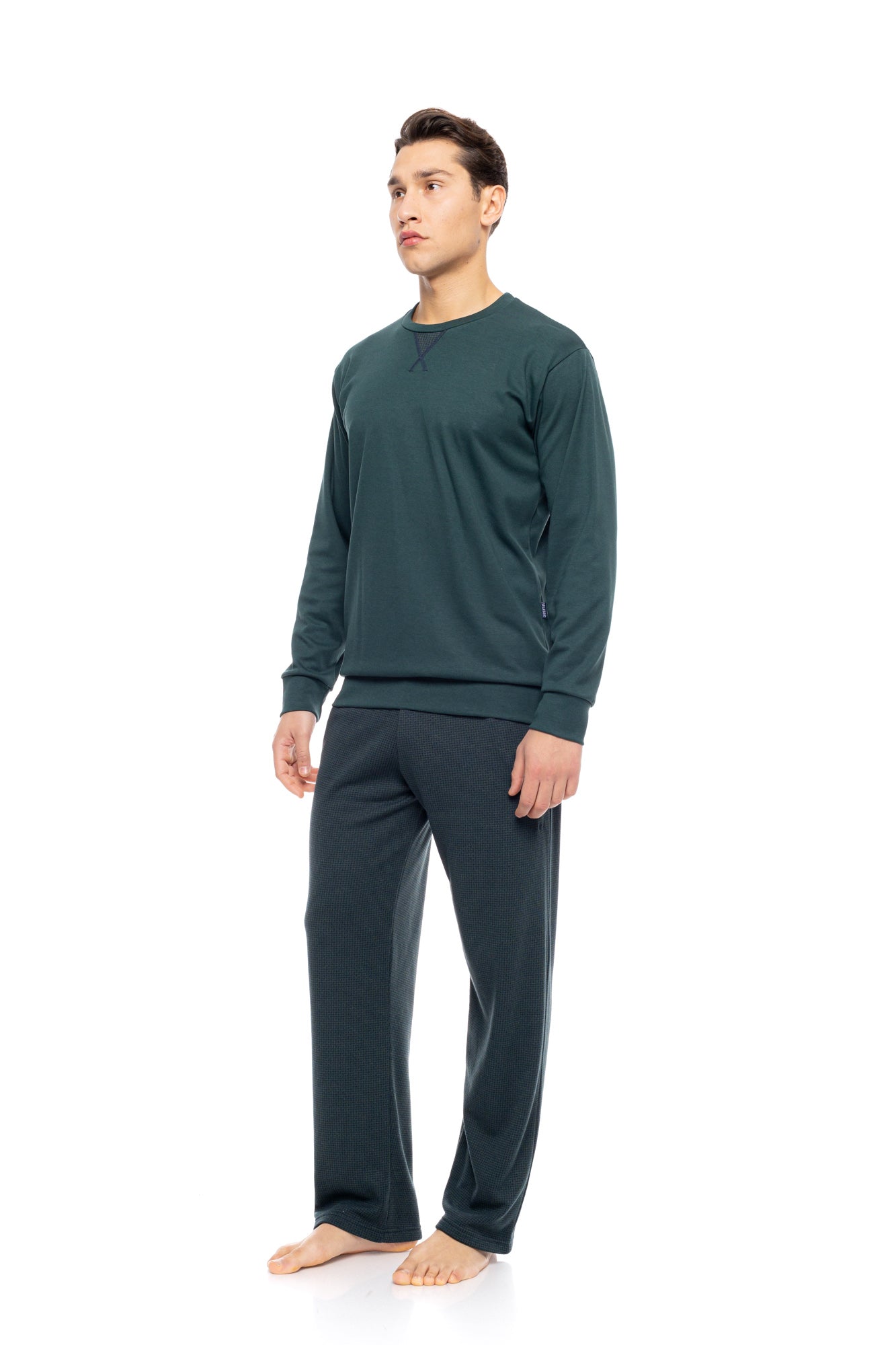 Ulisse - Pyjama Jacquard Forest Green
