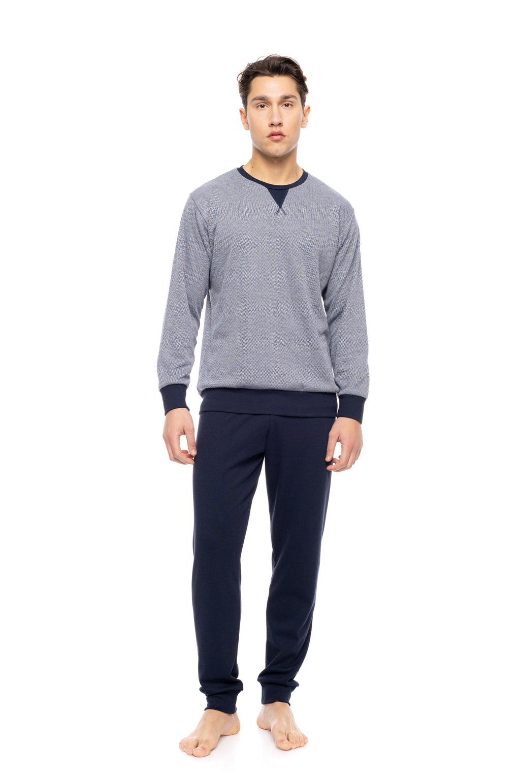 Ulisse - Pyjama Jacquard Mosaic Denim