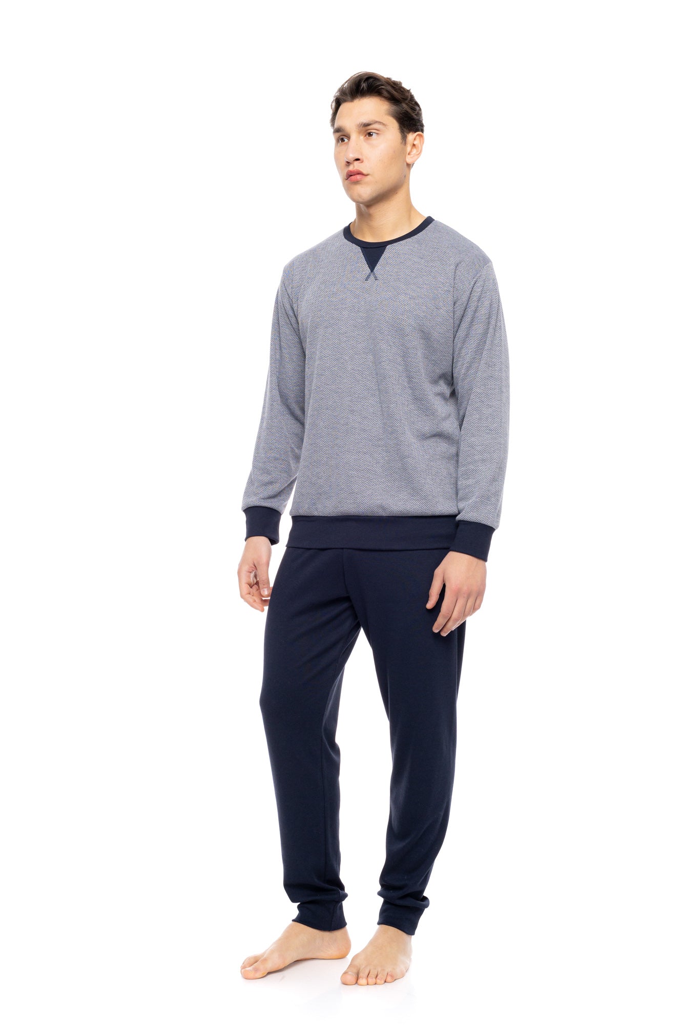 Ulisse - Pyjama Jacquard Mosaic Denim