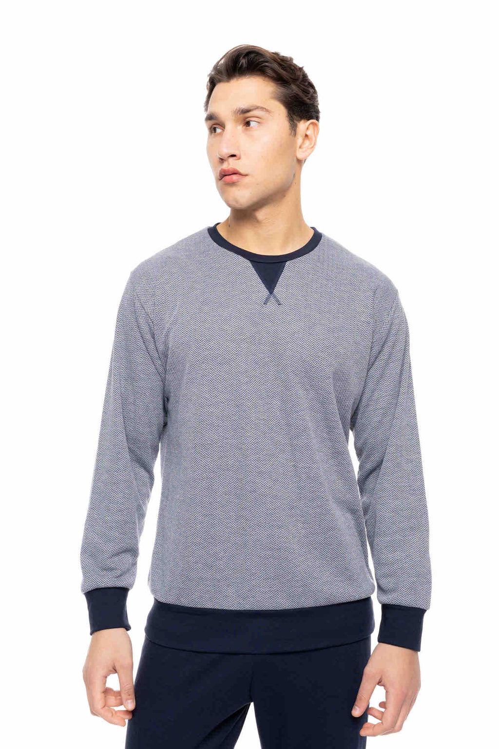 Ulisse - Pyjama Jacquard Mosaic Denim