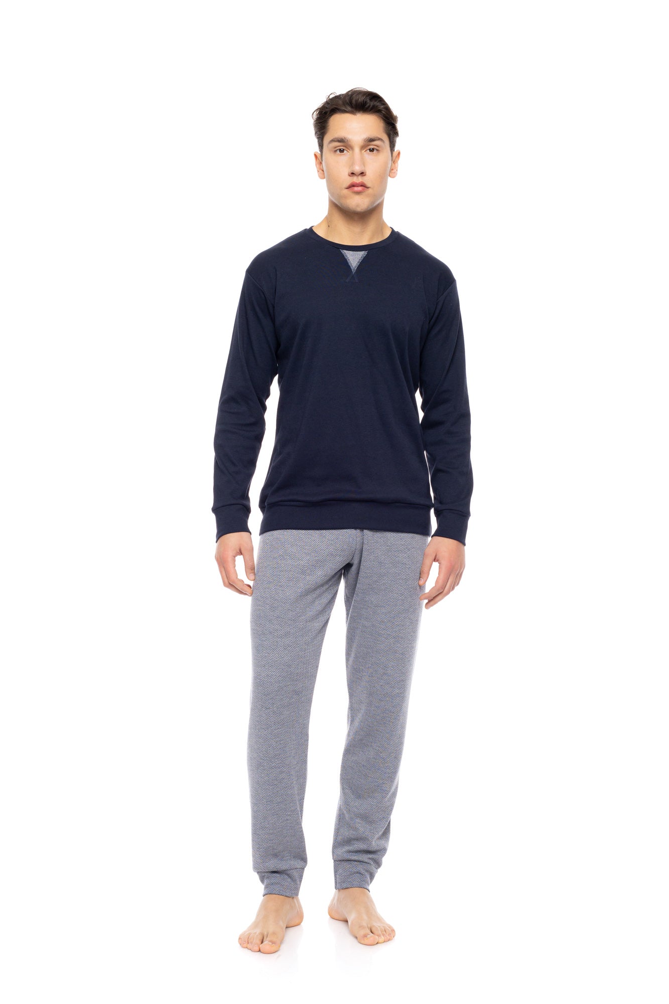 Ulisse - Pyjama Jacquard Mosaic Denim