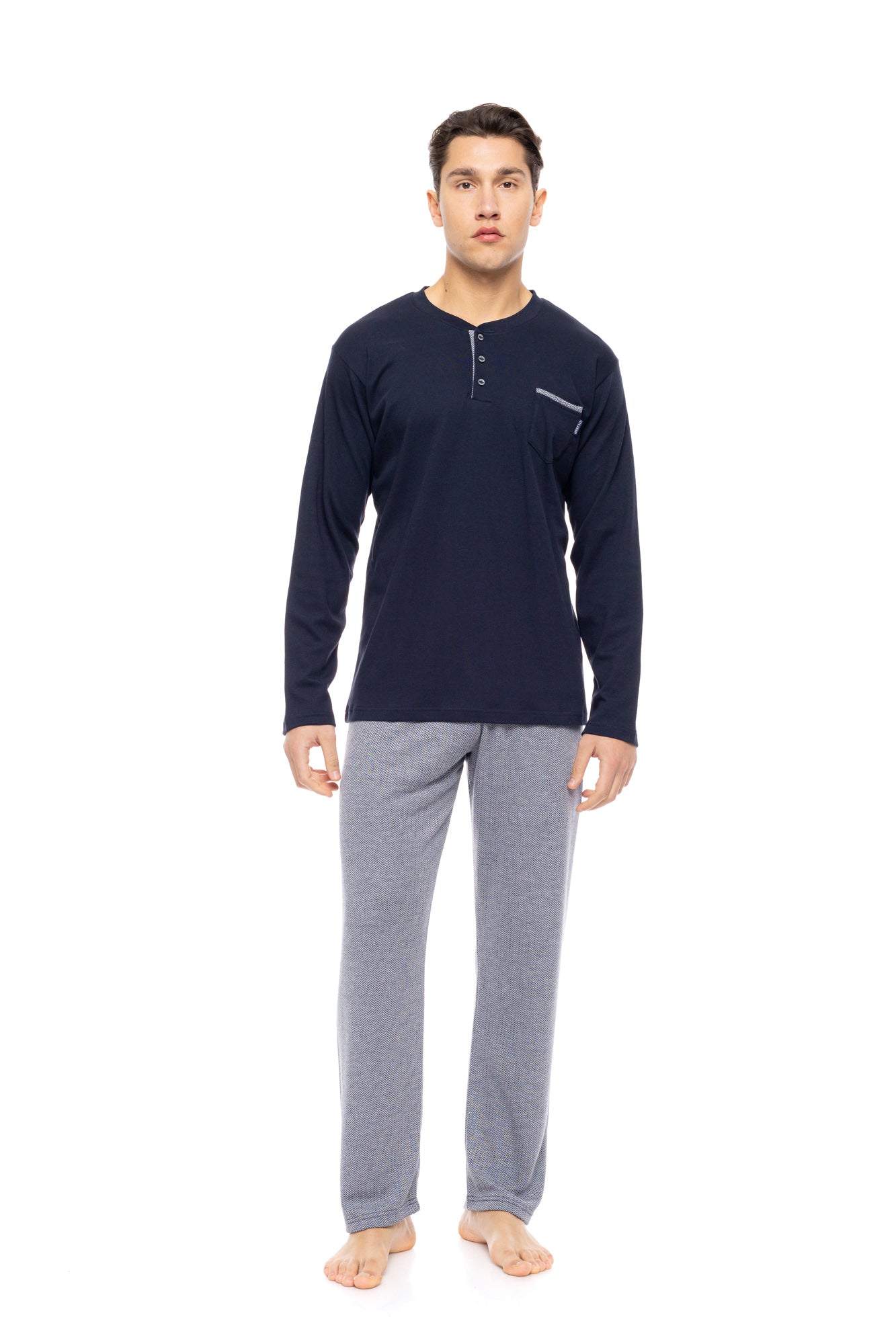 Ulisse - Pyjama Jacquard Mosaic Denim