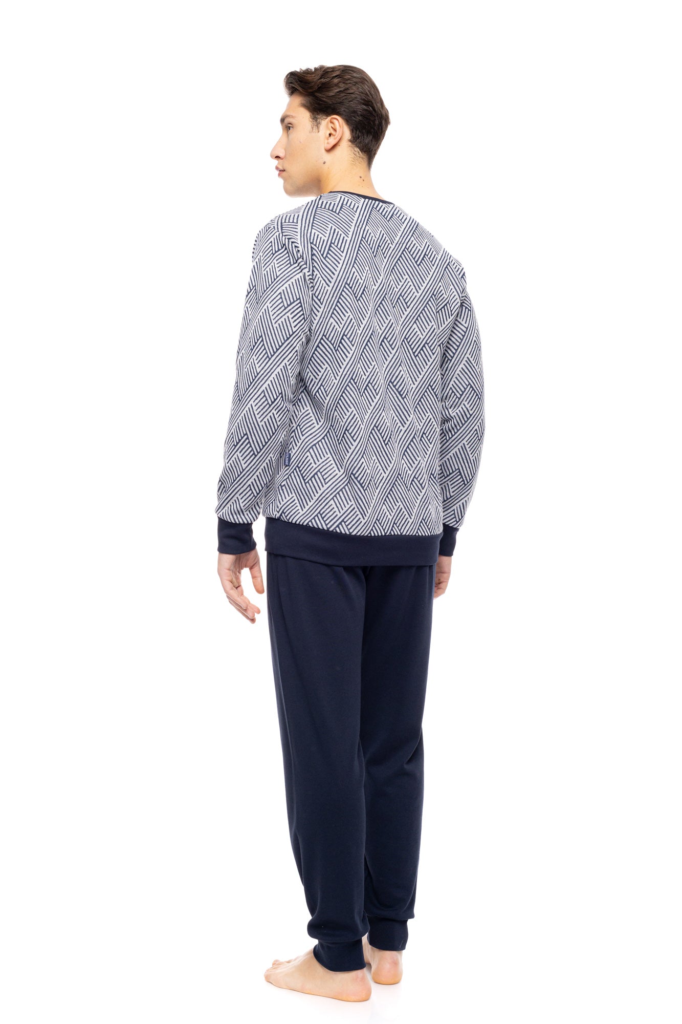 Ulisse - Pyjama Jacquard Henry Stripes