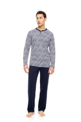 Ulisse - Pyjama Jacquard Henry Stripes