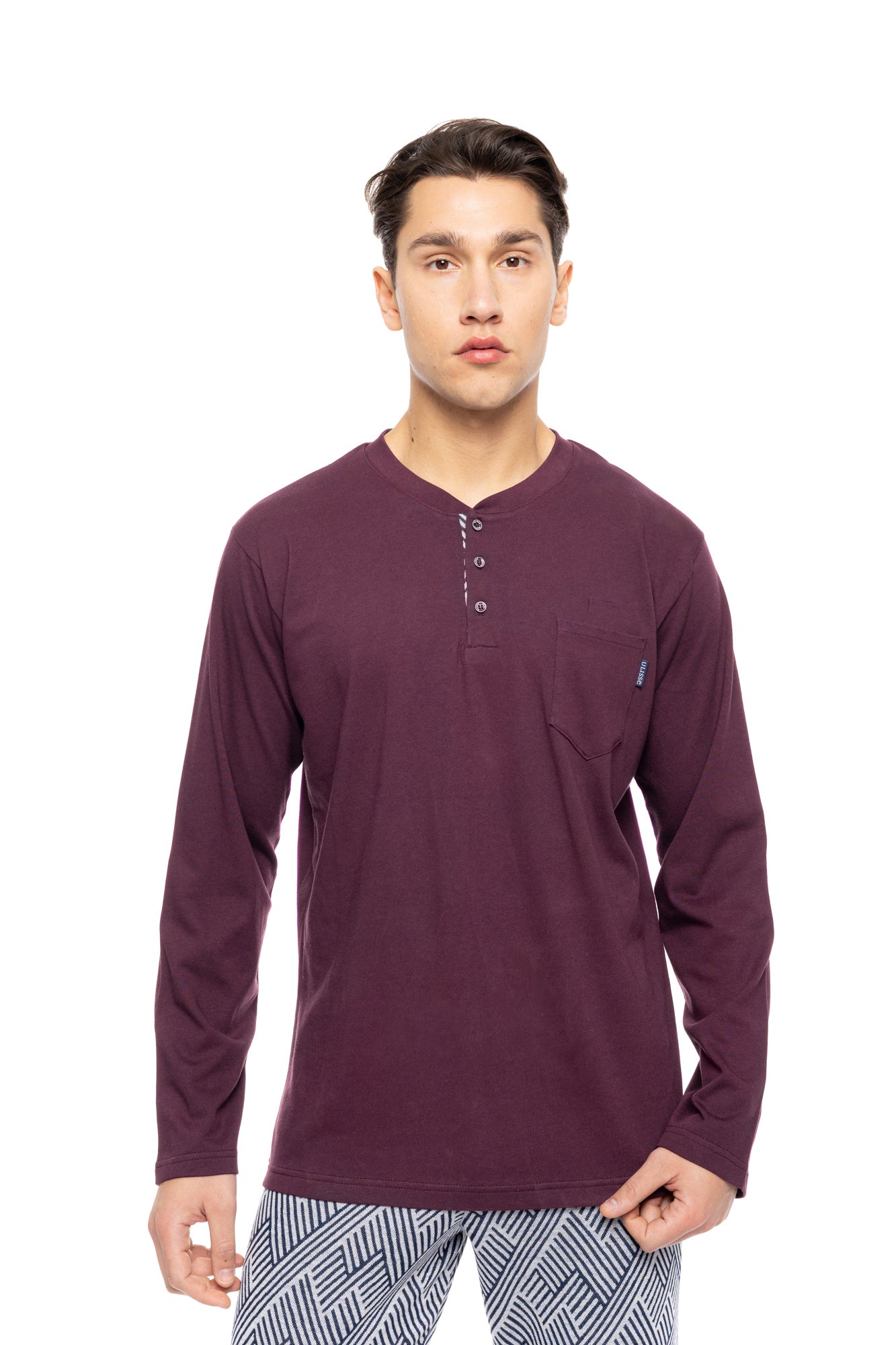 Ulisse - Pyjama Jacquard Henry Stripes