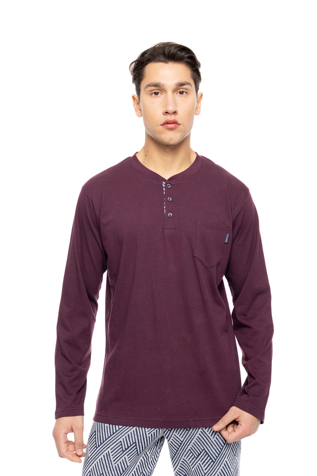 Ulisse - Pyjama Jacquard Henry Stripes