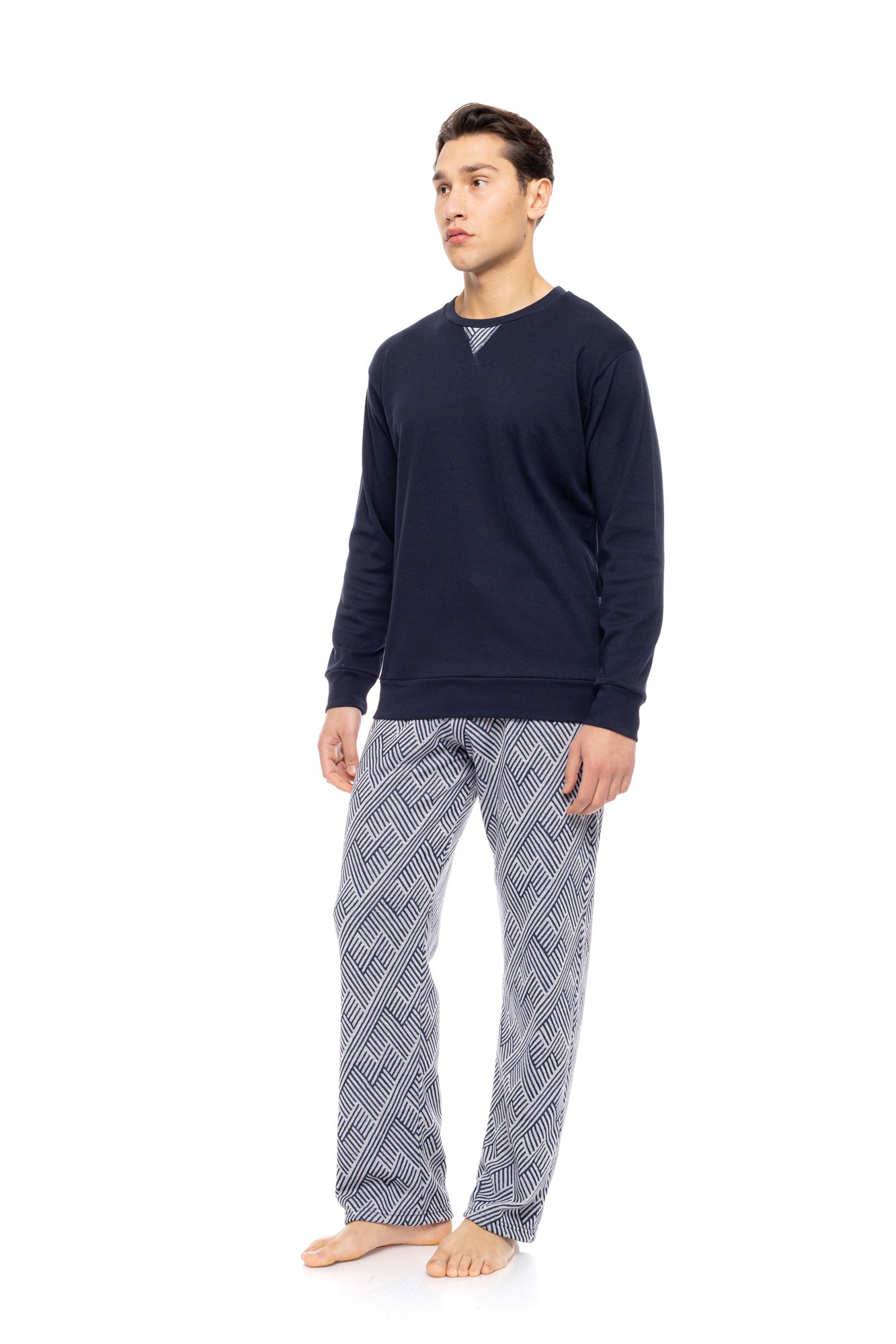 Ulisse - Pyjama Jacquard Henry Stripes
