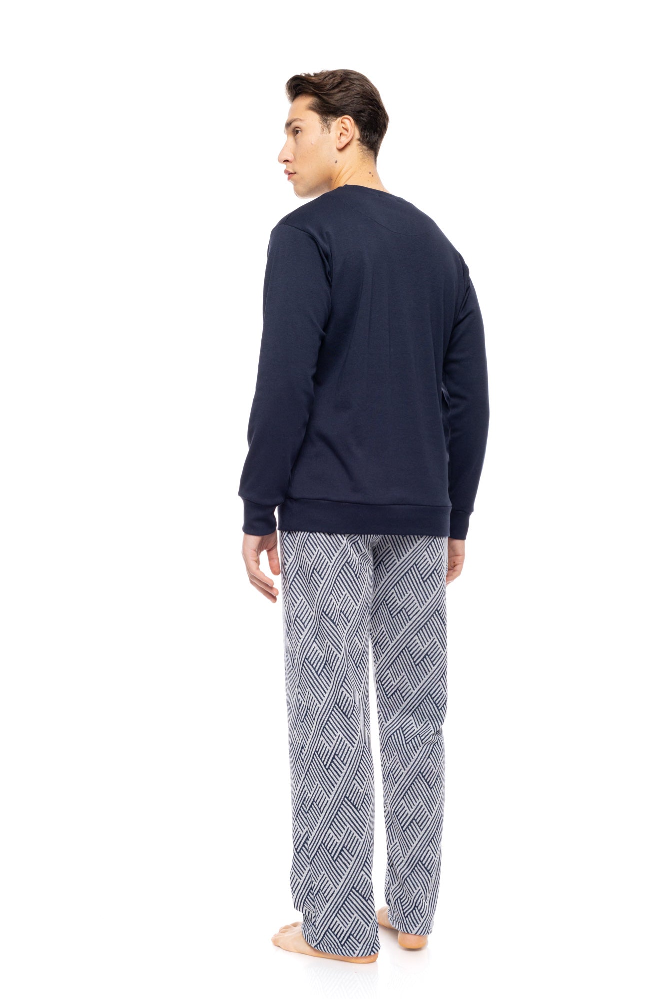 Ulisse - Pyjama Jacquard Henry Stripes