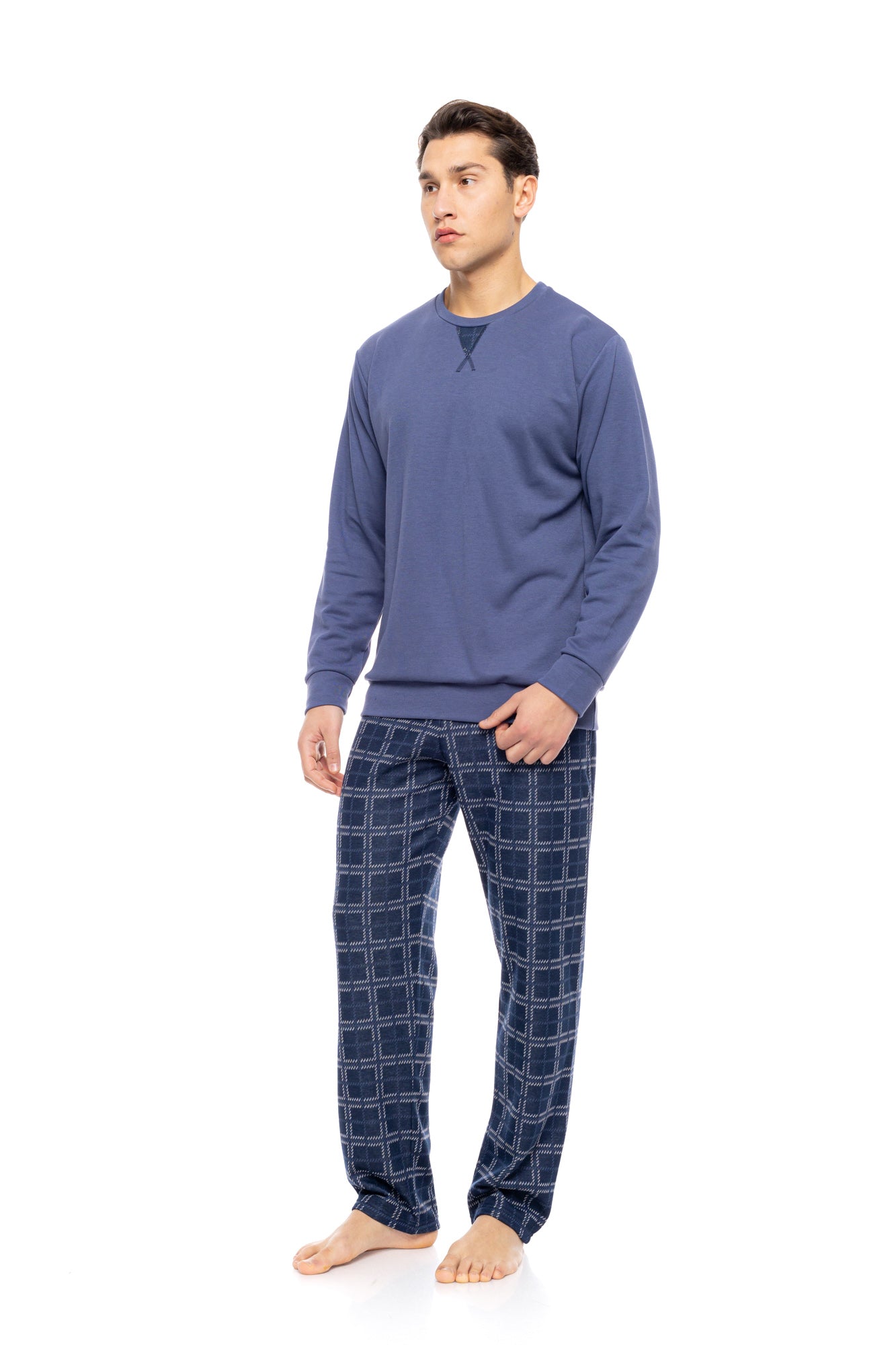 Ulisse - Pyjama Jacquard Denim Plaid