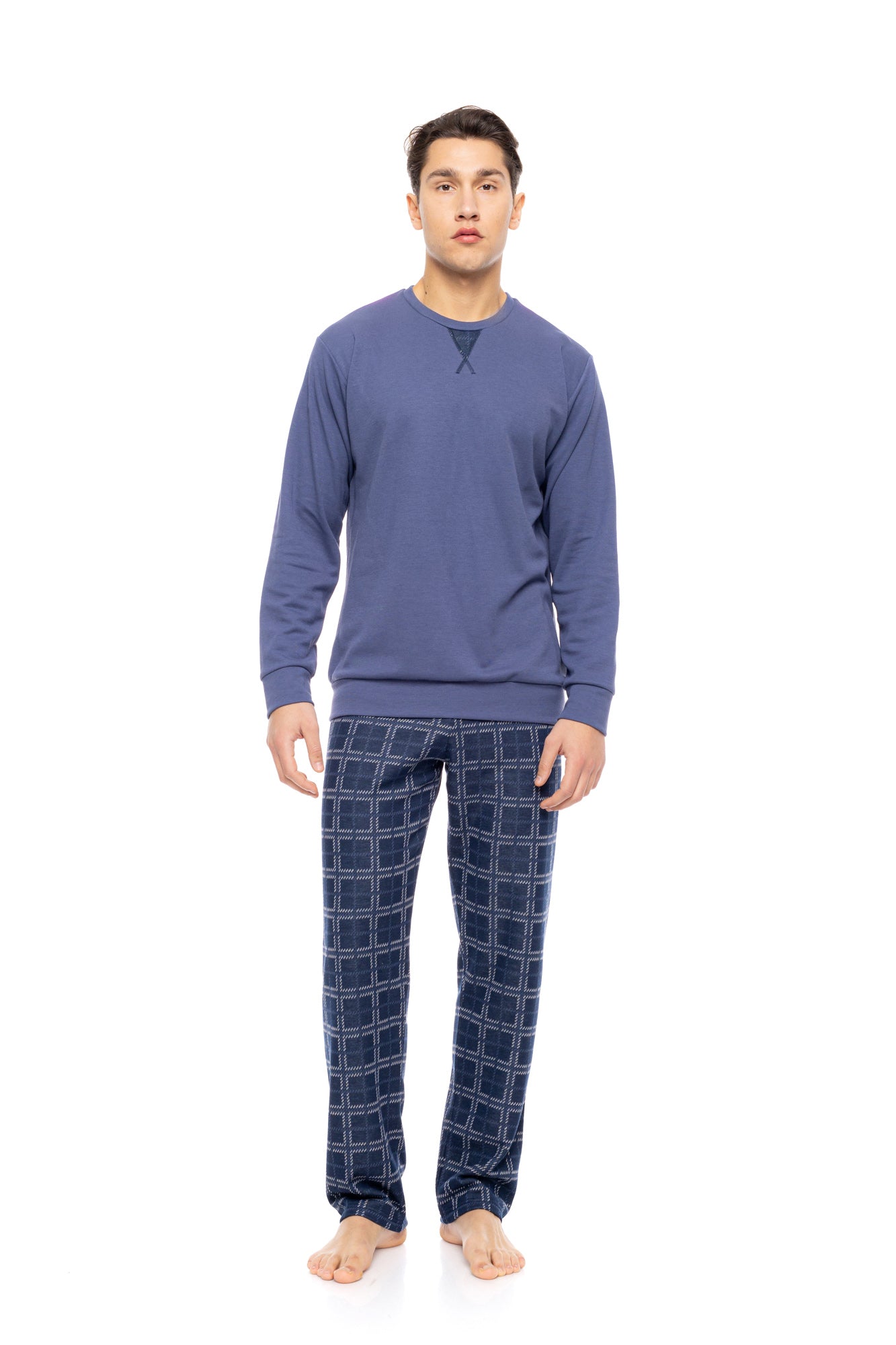 Ulisse - Pyjama Jacquard Denim Plaid