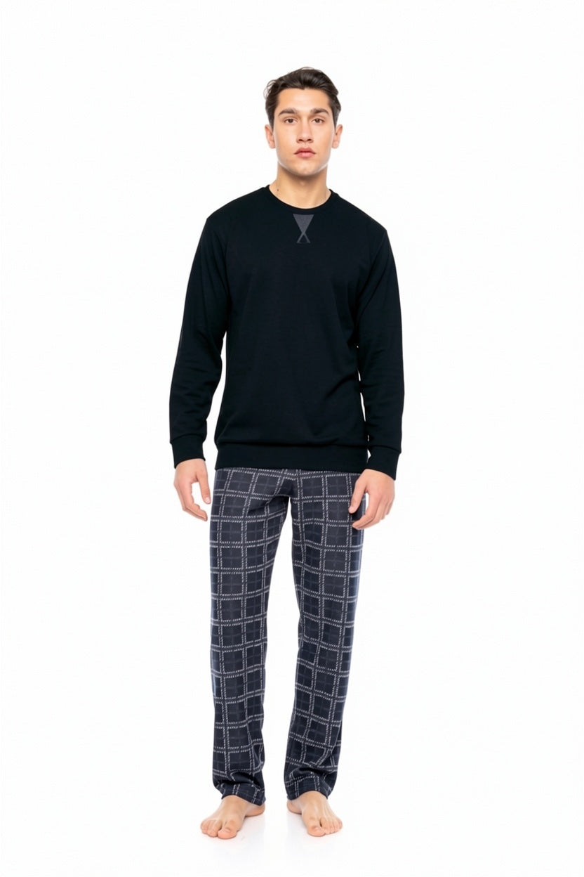Ulisse - Pyjama Jacquard Denim Plaid