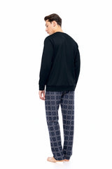 Ulisse - Pyjama Jacquard Denim Plaid