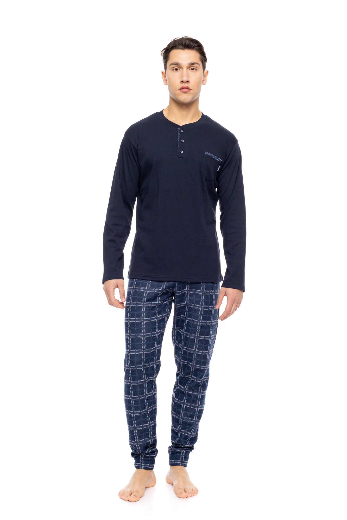 Ulisse - Pyjama Jacquard Denim Plaid