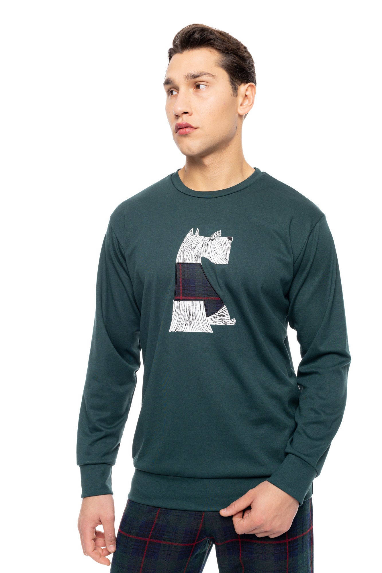 Ulisse - Pyjama Jacquard Pine Green Plaid