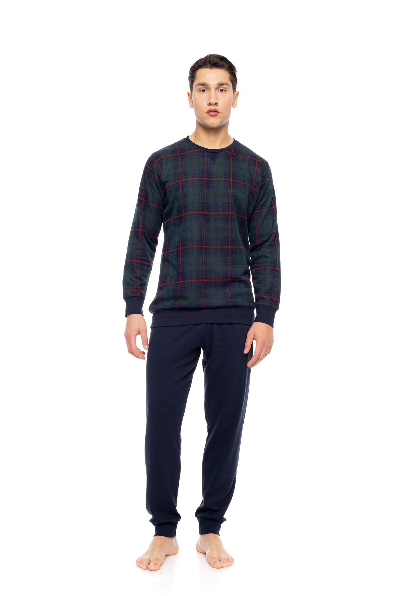 Ulisse - Pyjama Jacquard Pine Green Plaid