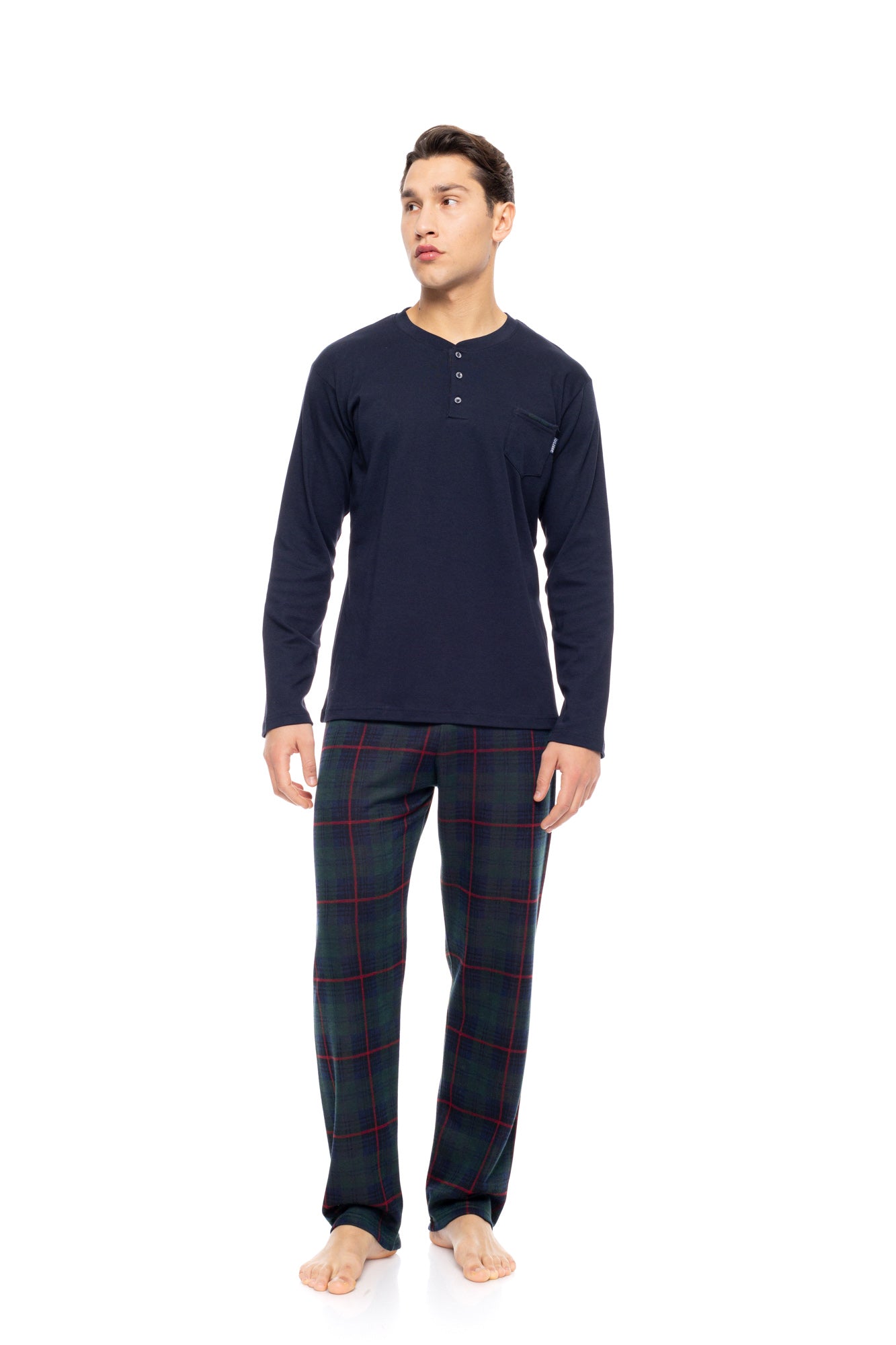 Ulisse - Pyjama Jacquard Pine Green Plaid