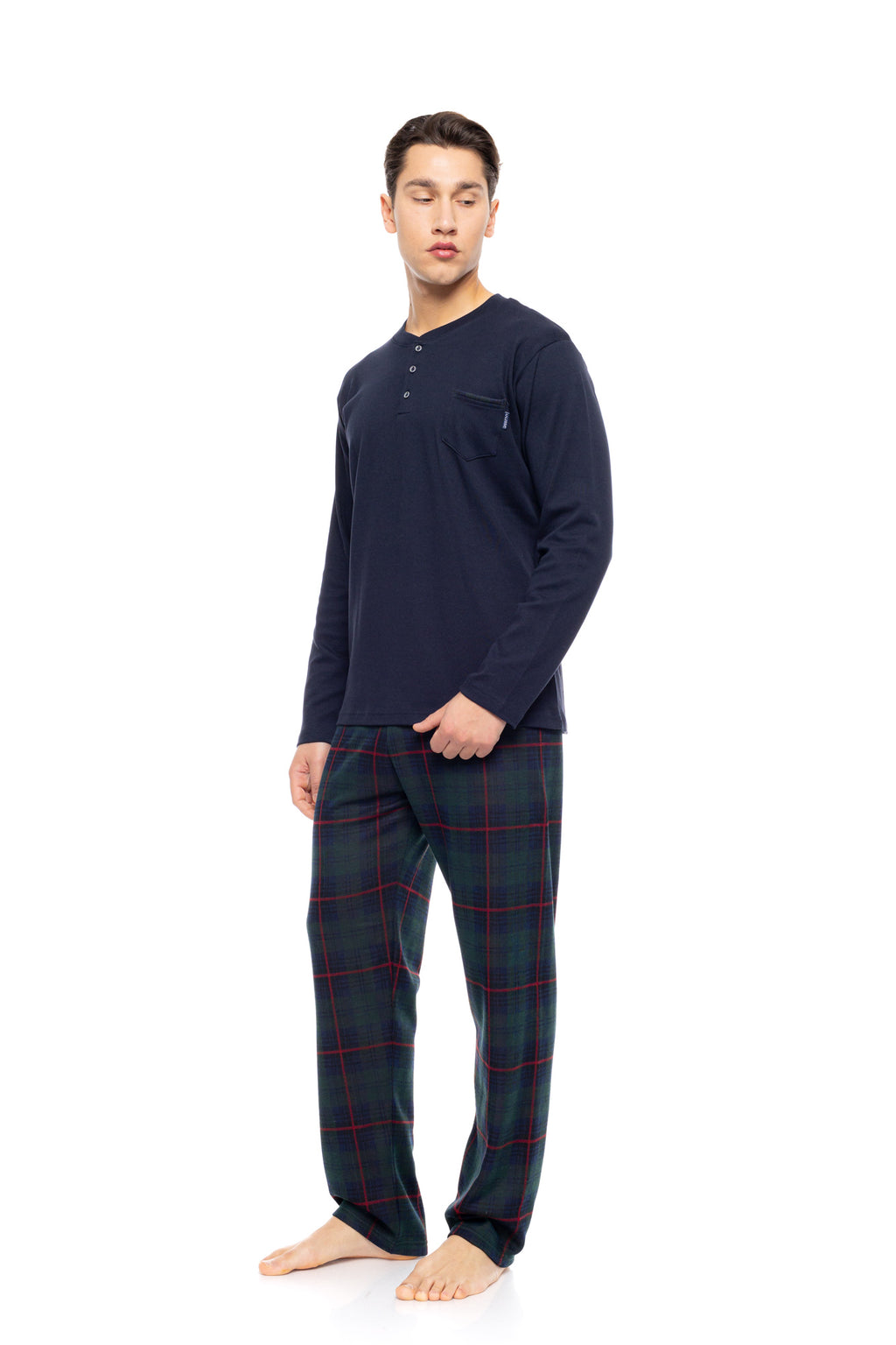 Ulisse - Pyjama Jacquard Pine Green Plaid