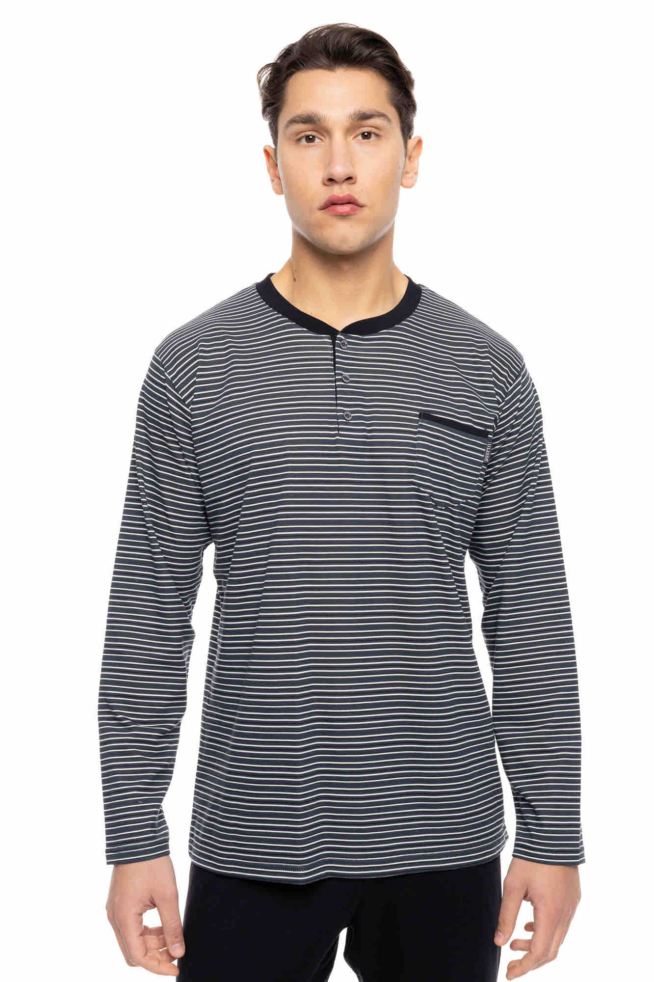 Ulisse - Pyjama Stone Grey Stripes