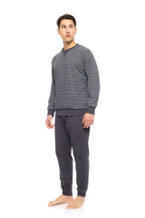 Ulisse - Pyjama Stone Grey Stripes