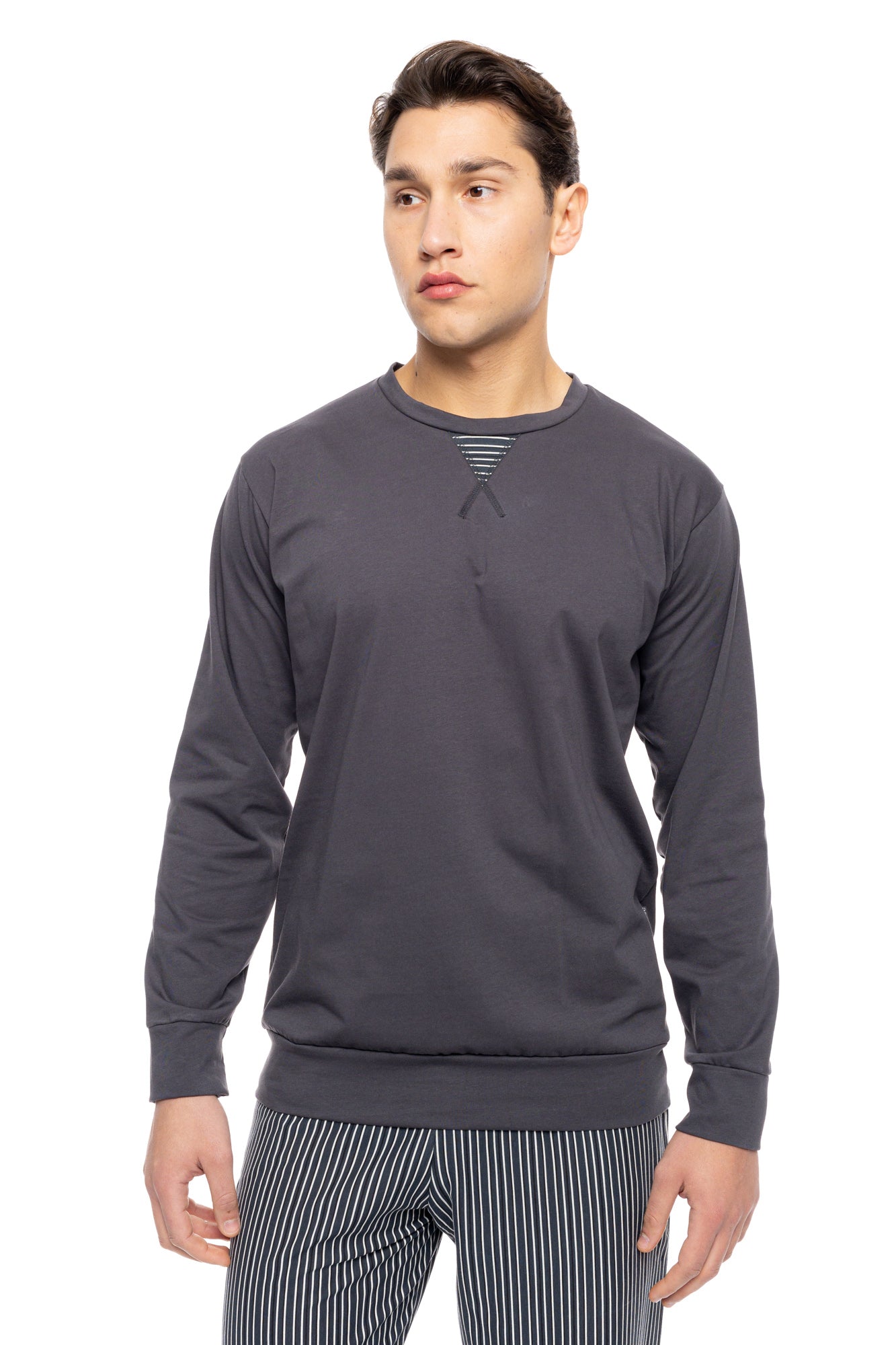 Ulisse - Pyjama Stone Grey Stripes