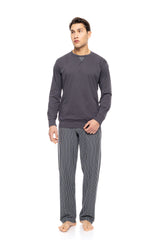 Ulisse - Pyjama Stone Grey Stripes