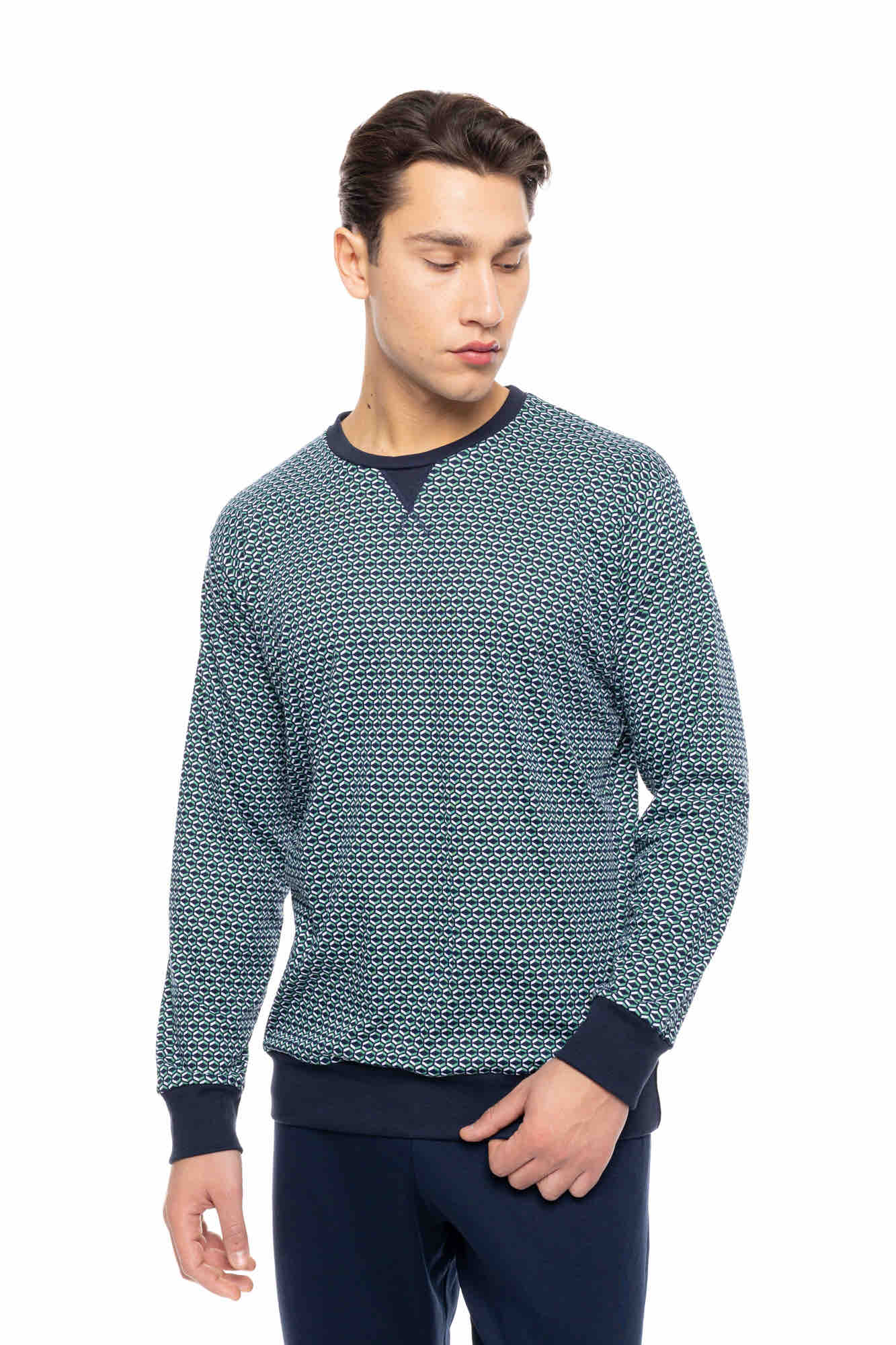 Ulisse - Pyjama Sea Green Geo