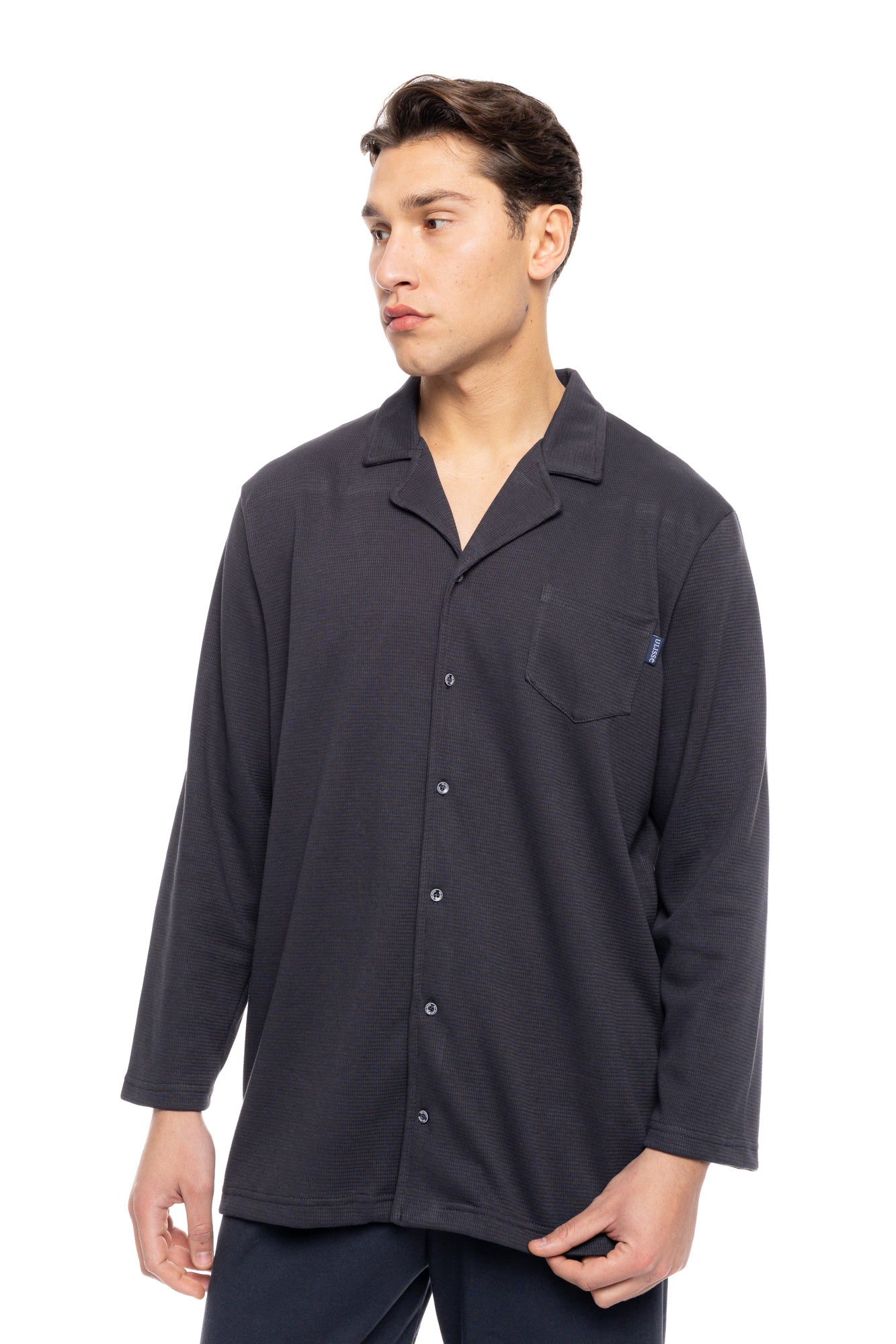 Ulisse - Pyjama Buttoned Jaquard Soft Stretch