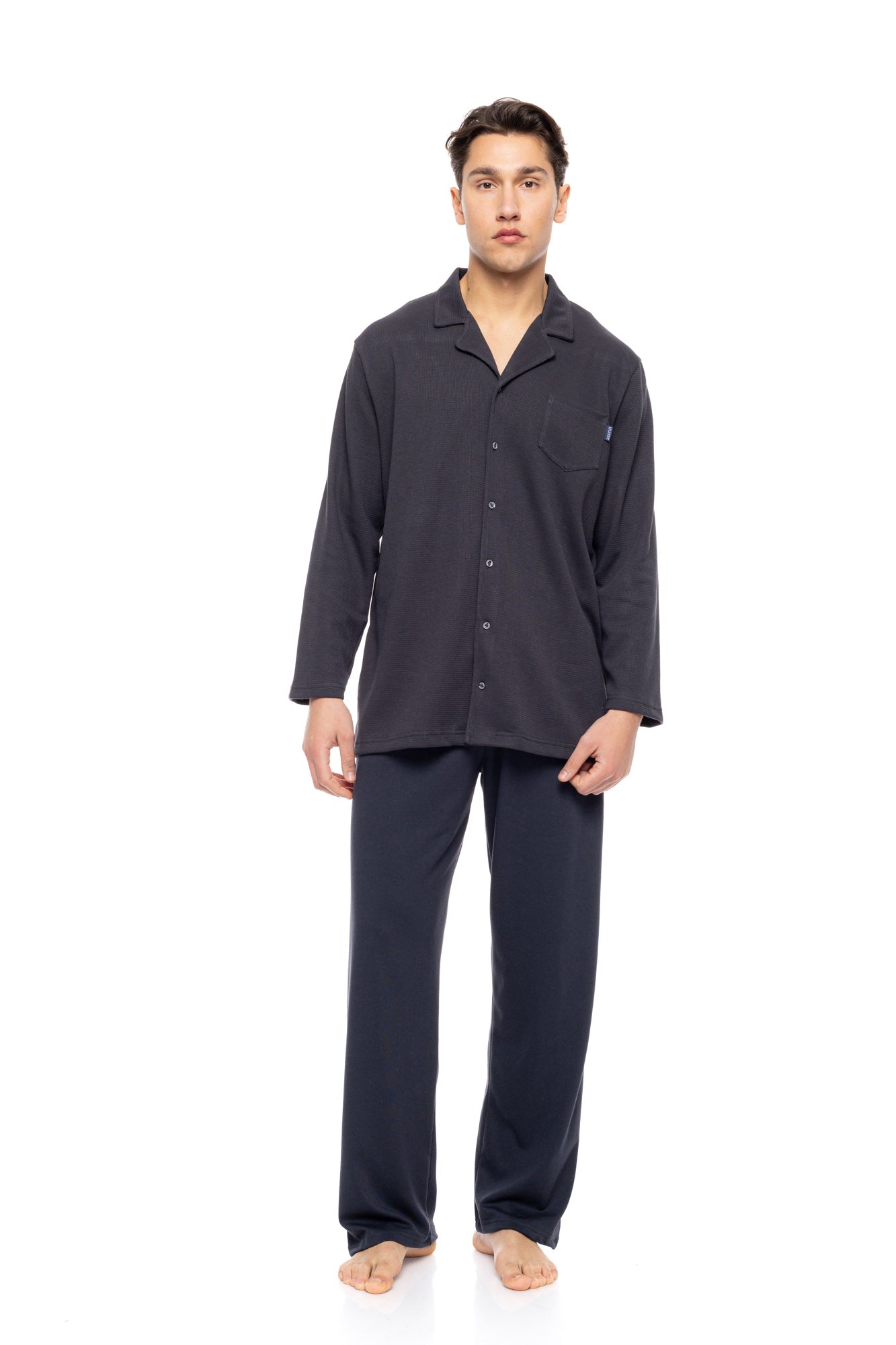 Ulisse - Pyjama Buttoned Jaquard Soft Stretch