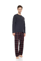 Ulisse - Pyjama Oxford Grey Plaid