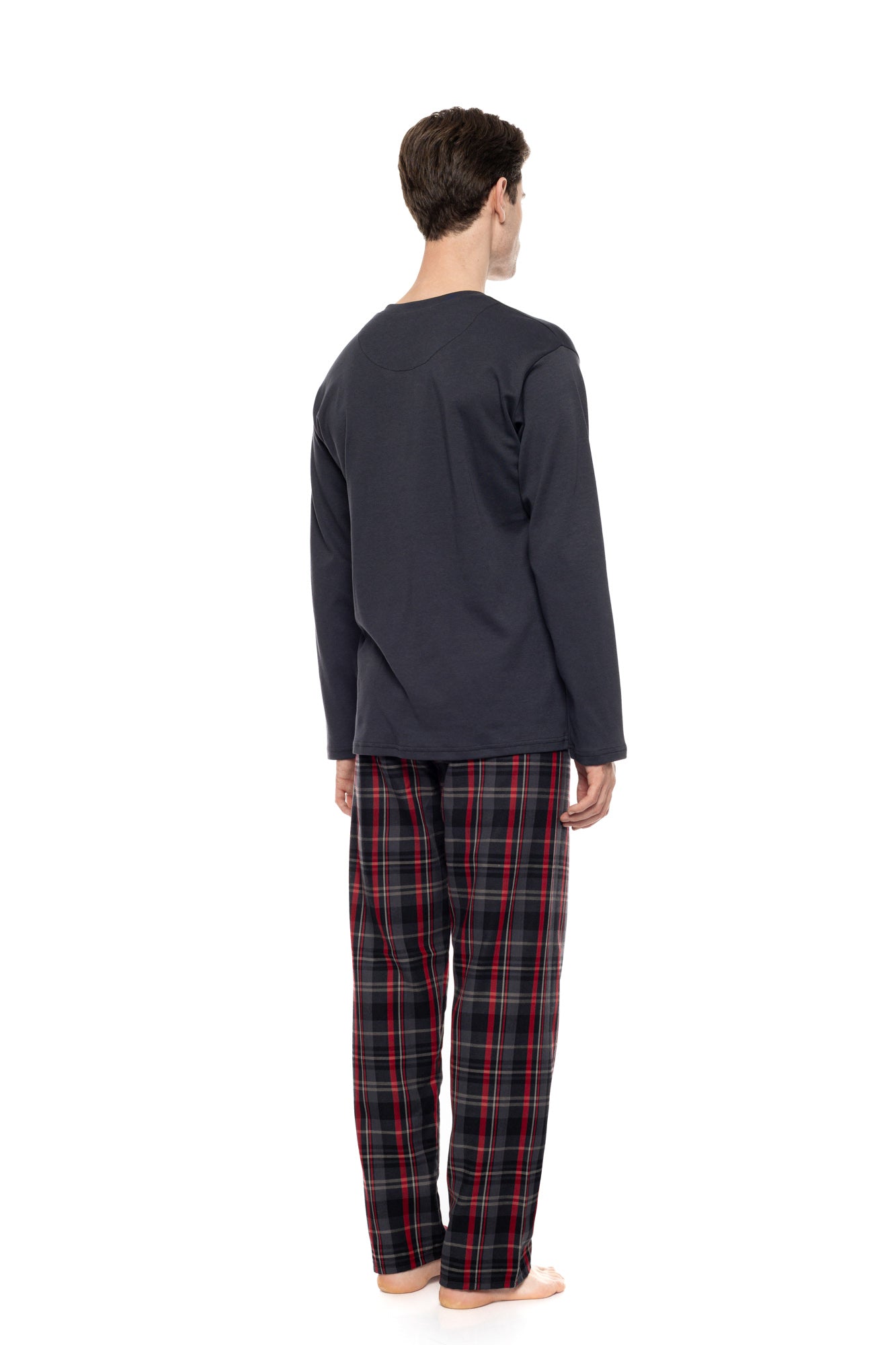 Ulisse - Pyjama Oxford Grey Plaid