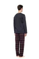 Ulisse - Pyjama Oxford Grey Plaid