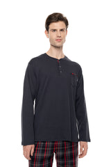 Ulisse - Pyjama Oxford Grey Plaid