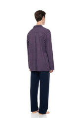 Ulisse - Pyjama Buttoned Geo Bordo