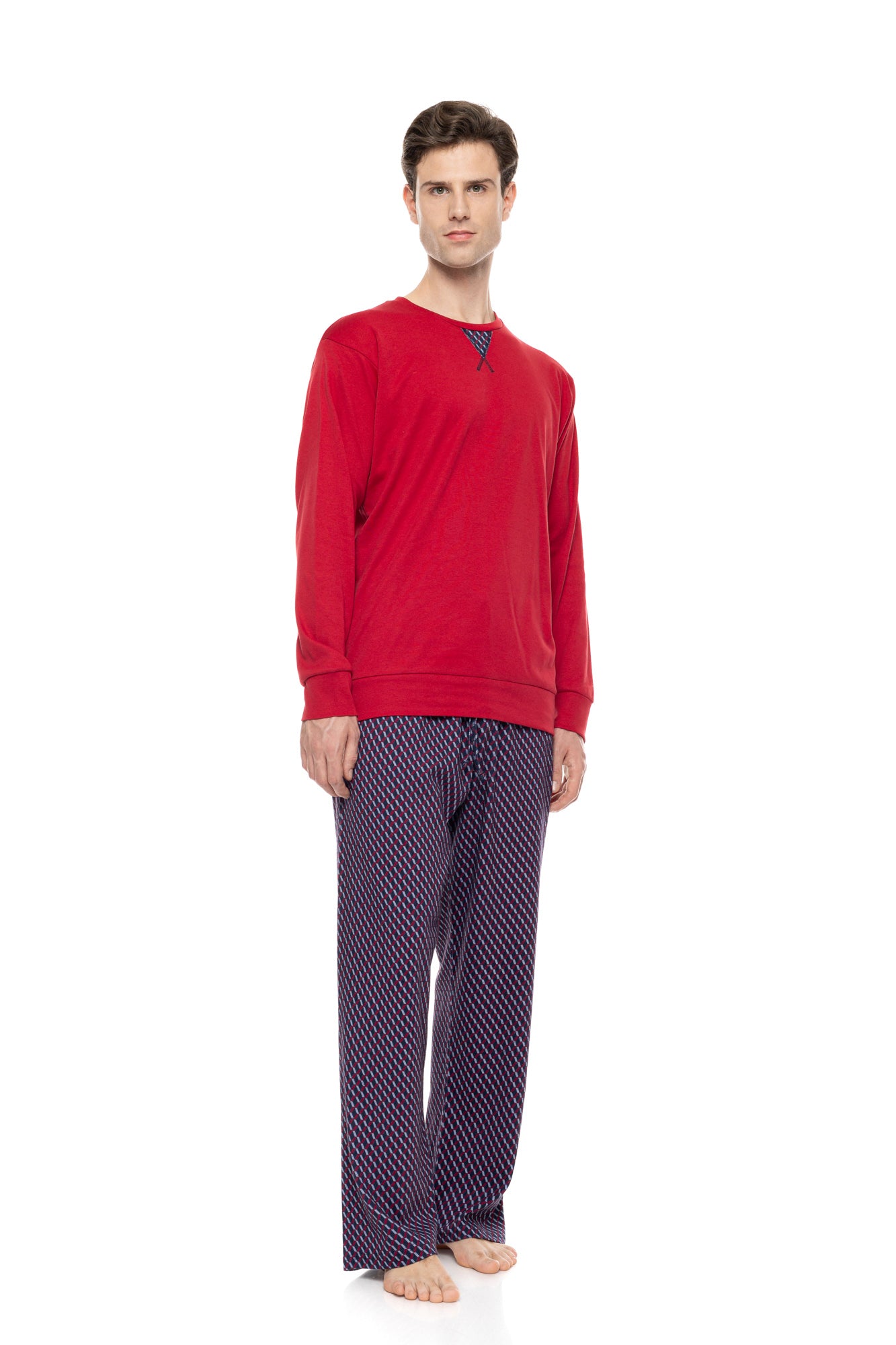 Ulisse - Pyjama Geo Bordo