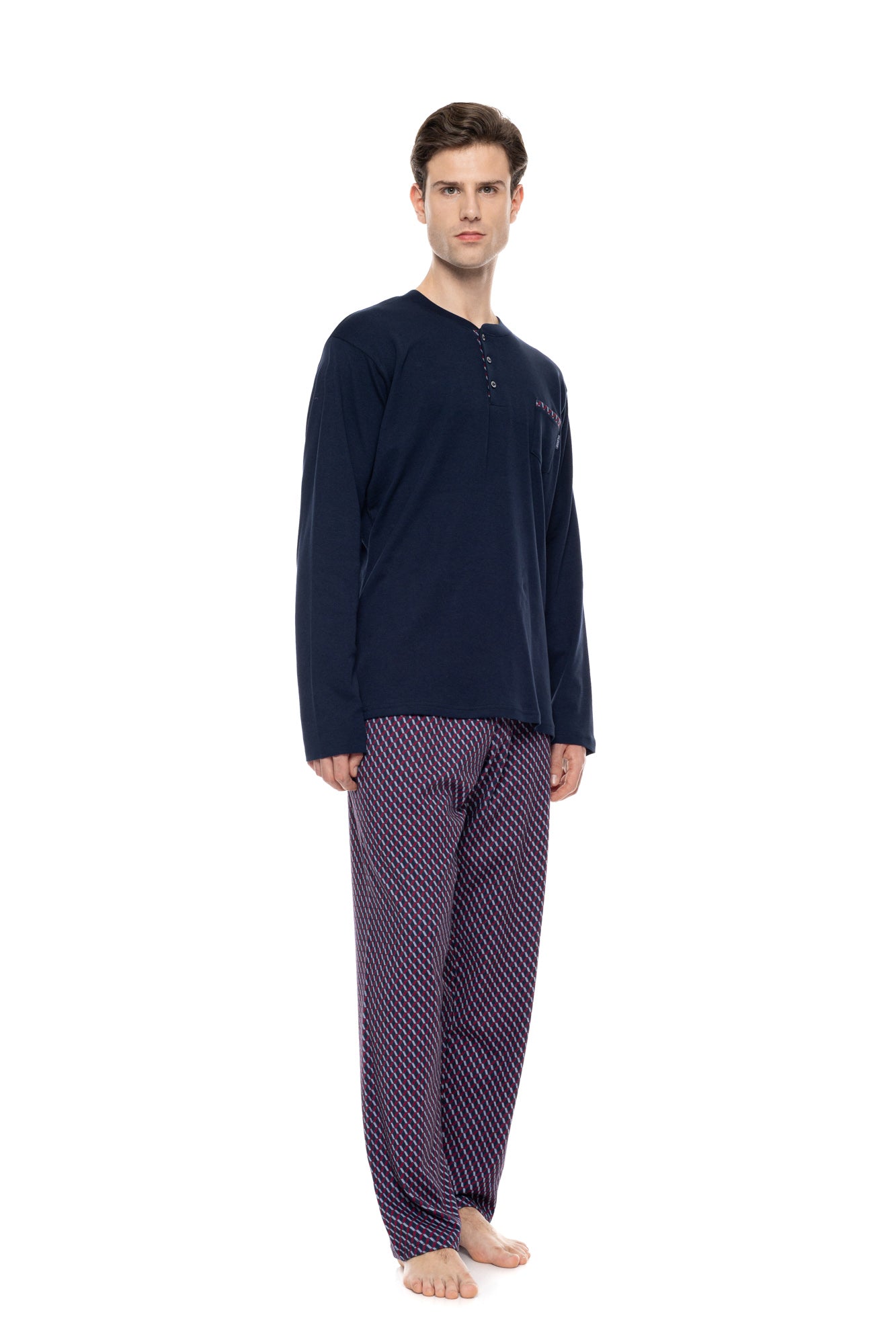 Ulisse - Pyjama Geo Bordo
