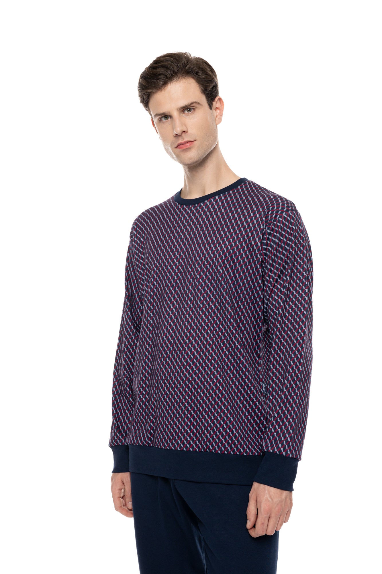 Ulisse - Pyjama Geo Bordo