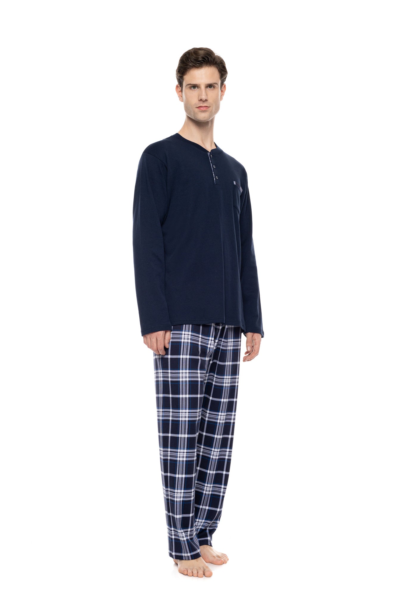 Ulisse - Pyjama Midnight Blue Plaid