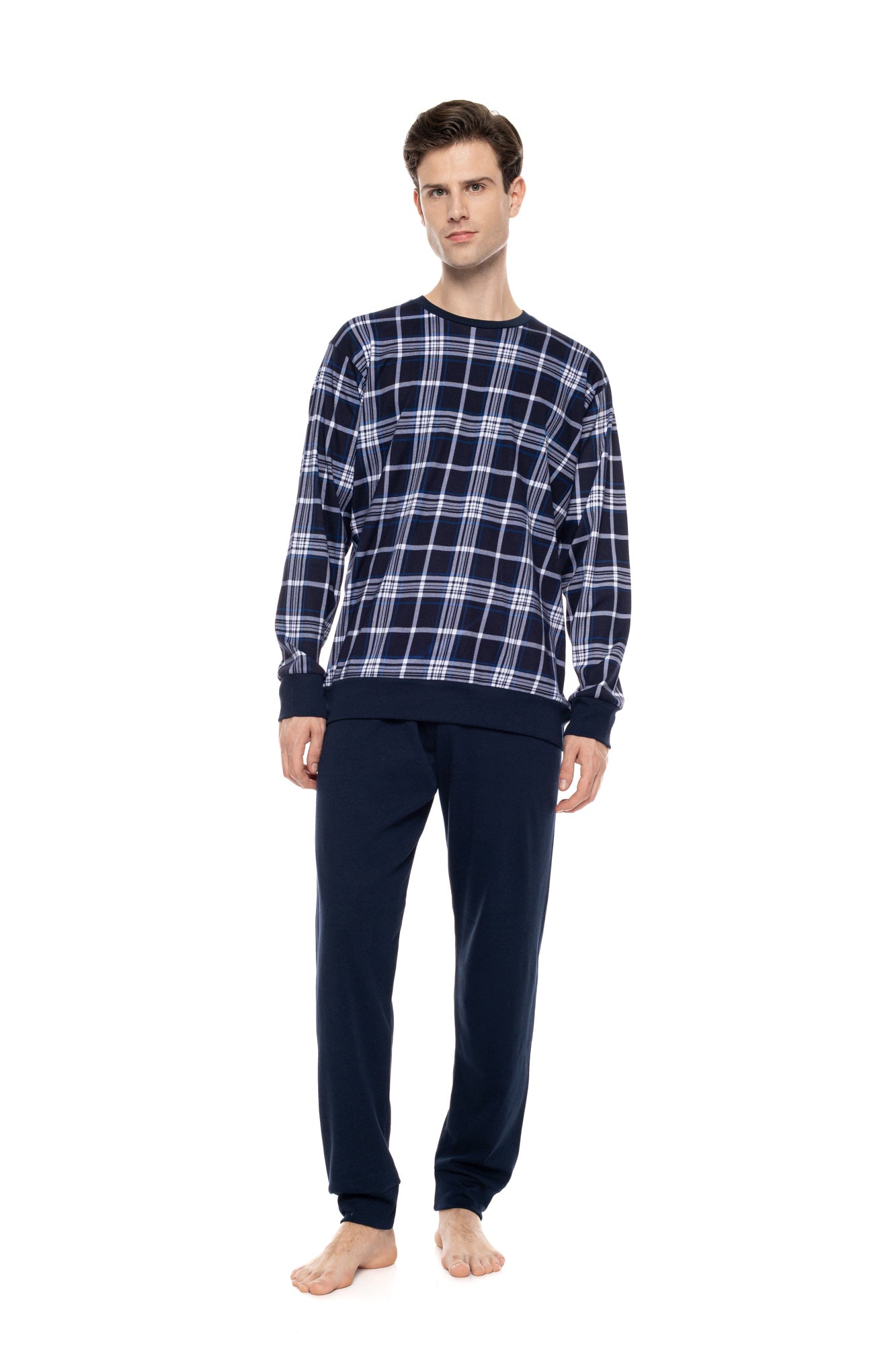 Ulisse - Pyjama Midnight Blue Plaid