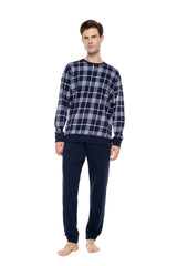 Ulisse - Pyjama Midnight Blue Plaid