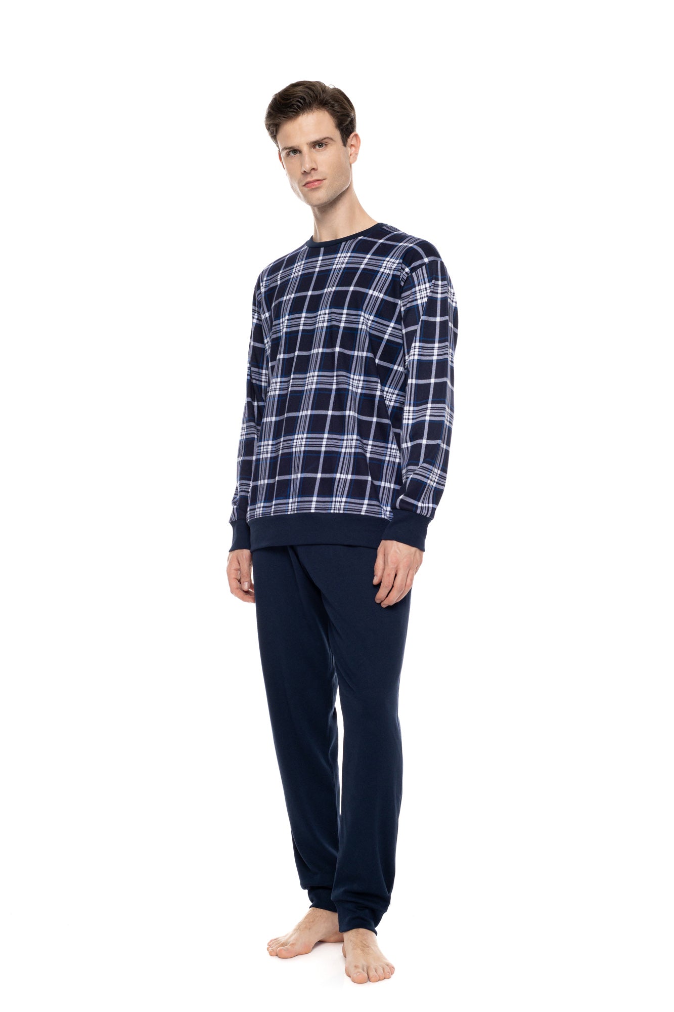Ulisse - Pyjama Midnight Blue Plaid