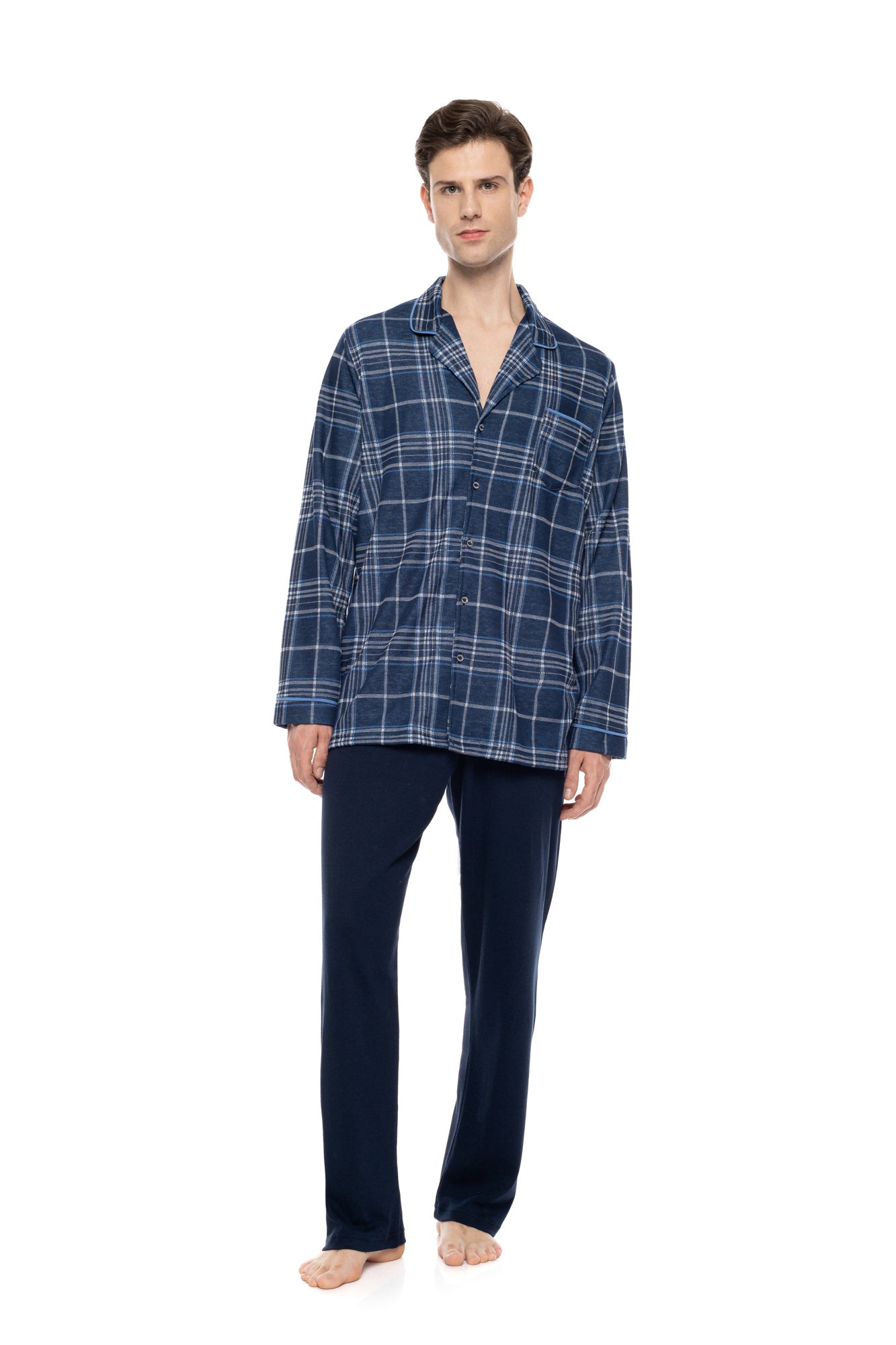 Ulisse - Pyjama Buttoned Jacquard Denim