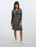 Pink Label - Nightdress Black Plaid