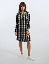 Pink Label - Nightdress Black Plaid