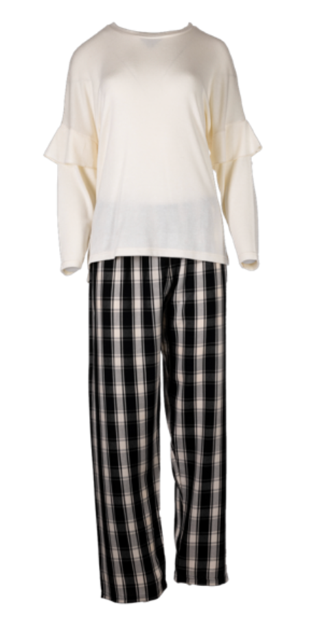Pink Label - Pyjama Black Plaid