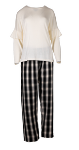 Pink Label - Pyjama Black Plaid