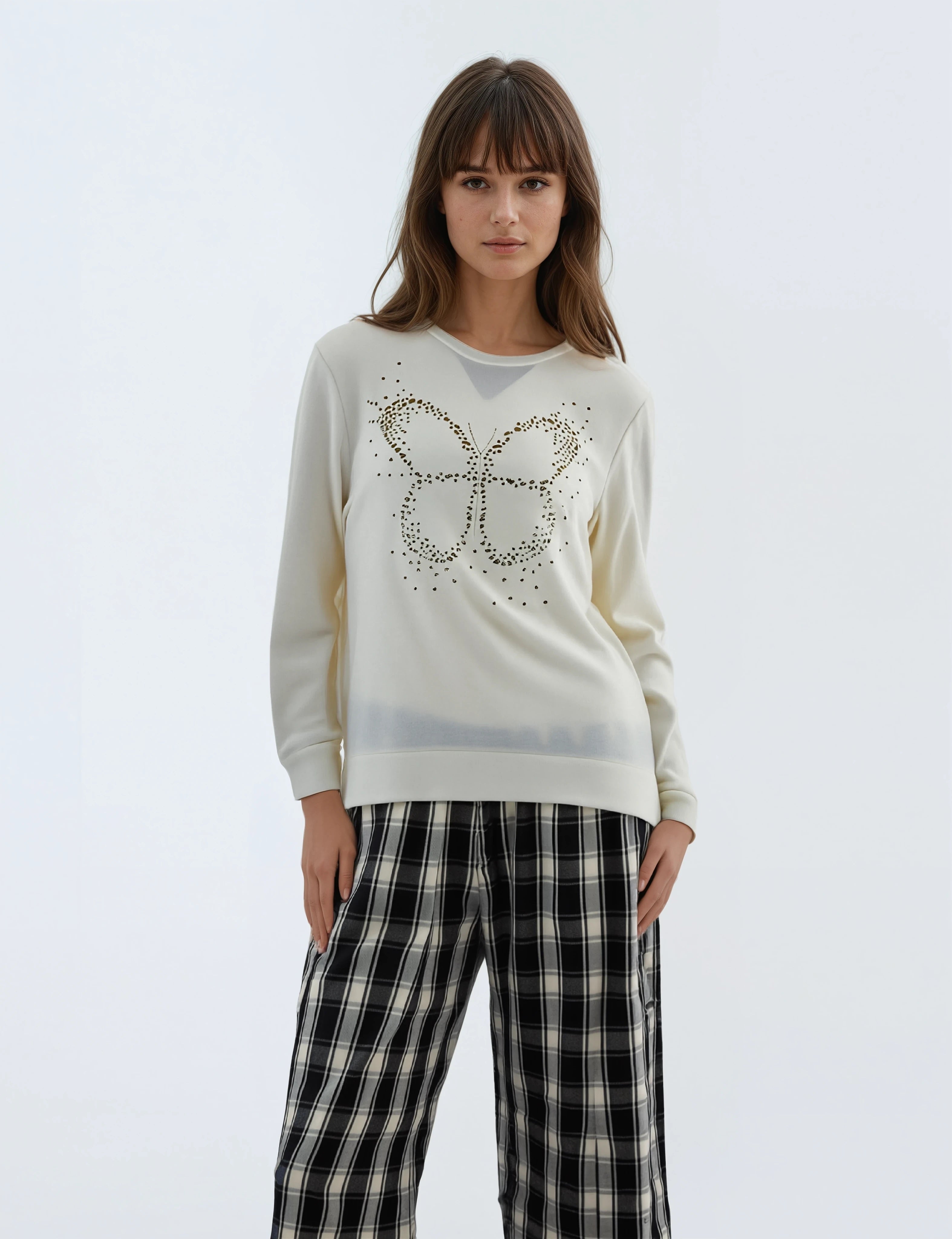 Pink Label - Pyjama Black Plaid